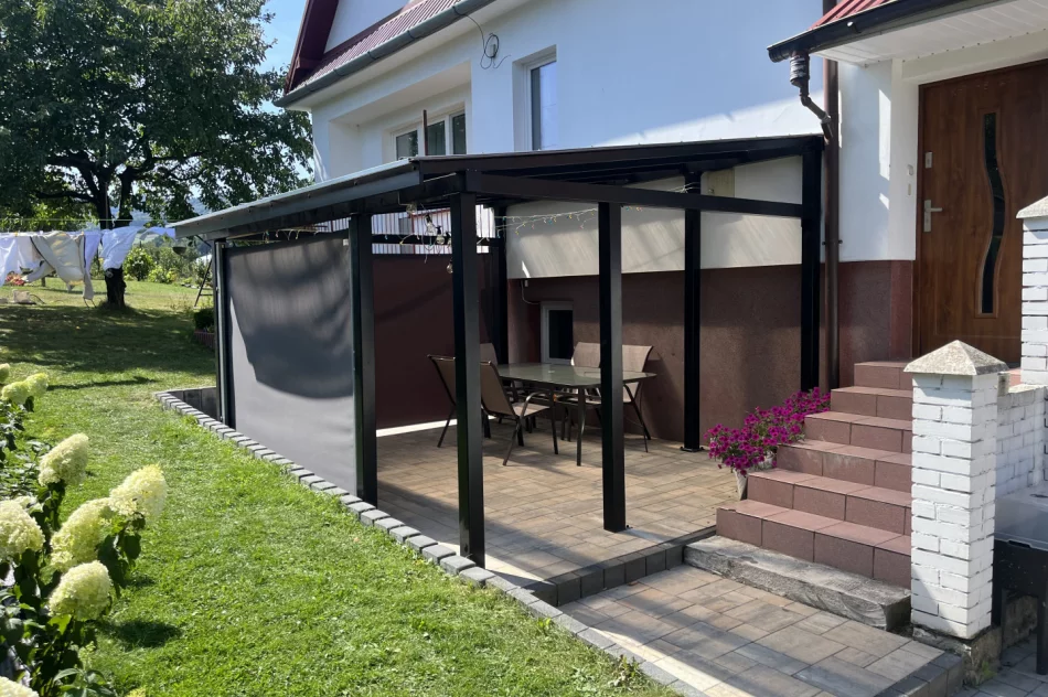 Zadaszenia tarasów - płyta poliwęglanowa - zdjęcie 4