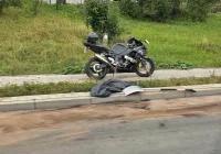 Motocyklista wywrócił się na krajowej "28" - zdjęcie główne