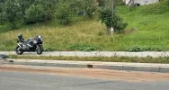 Motocyklista wywrócił się na krajowej "28" - zdjęcie 3