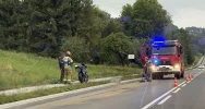 Motocyklista wywrócił się na krajowej "28" - zdjęcie 5