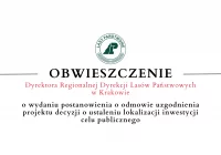 Obwieszczenie Dyrektora Regionalnej Dyrekcji Lasów Państwowych w Krakowie - 01.09 - zdjęcie główne