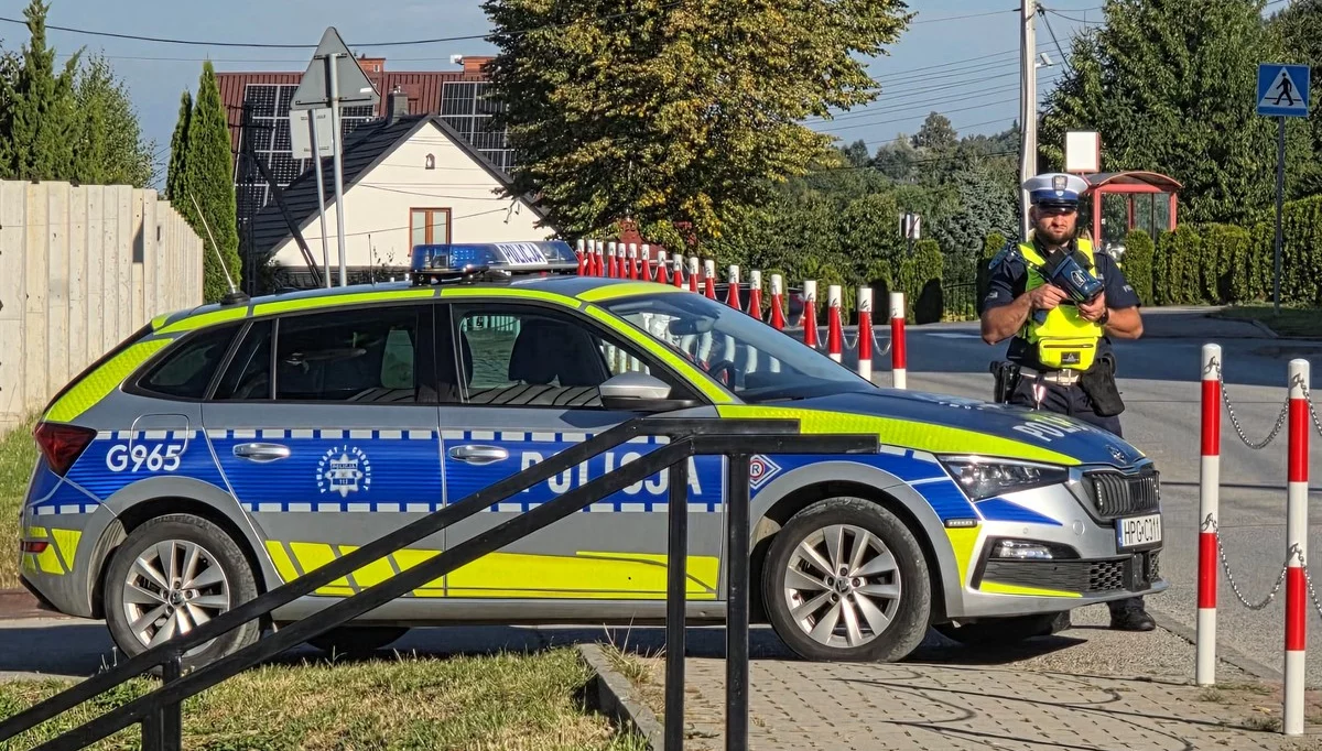 Bezpieczna Droga do Szkoły 2025/fot.: KPP Limanowa