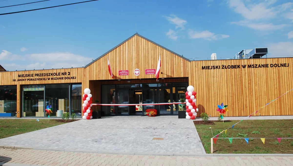 Otwarcie nowego przedszkola i żłobka/fot.: UM Mszana Dolna