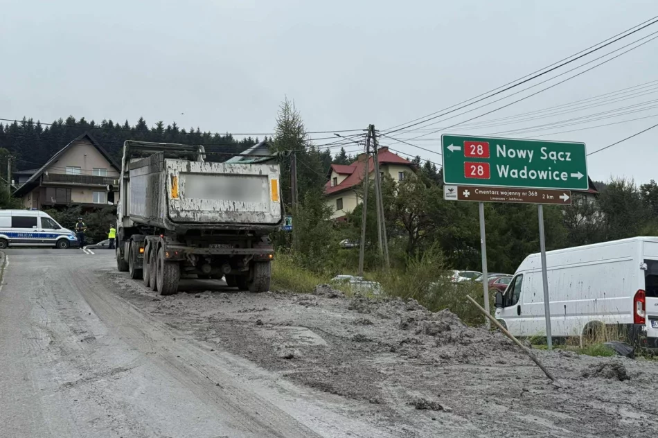 Tony urobku z tunelu na drodze - dwa razy jednego dnia... z tej samej ciężarówki - zdjęcie 6