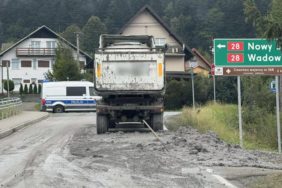 Tony urobku z tunelu na drodze - dwa razy jednego dnia... z tej samej ciężarówki - zdjęcie 7