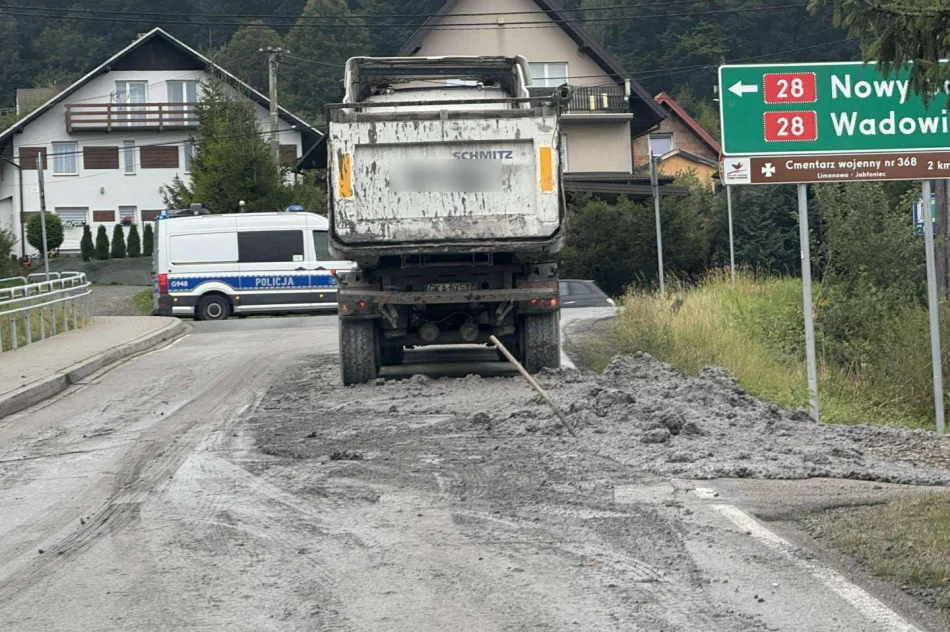 Tony urobku z tunelu na drodze - dwa razy jednego dnia... z tej samej ciężarówki - zdjęcie 8