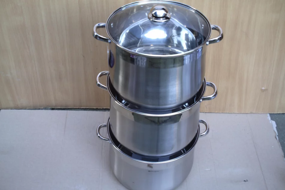 garnki duże do gastronomi i domu zestaw 3 szt  16L-19L-22,5L - zdjęcie 3