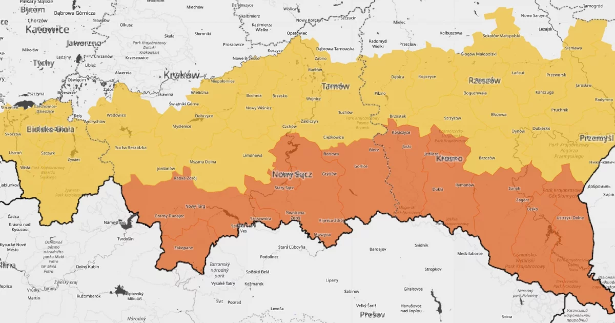 IMGW znów ostrzega przed burzami na południu Polski