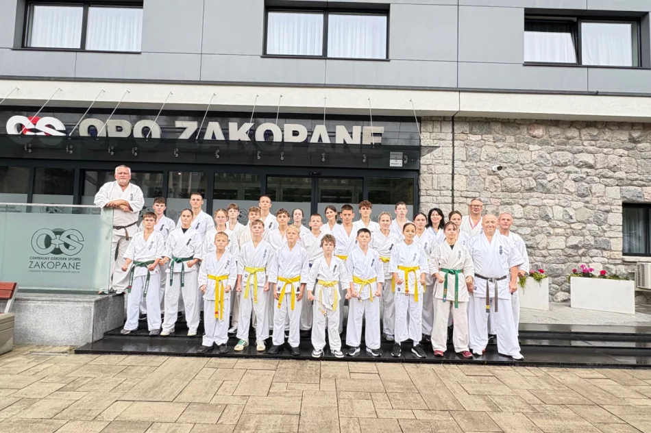 Zawodnicy ARS Limanowa – JONIEC TEAM na Zgrupowaniu Młodzieżowej Kadry Karate Kyokushin MOZK - zdjęcie 5