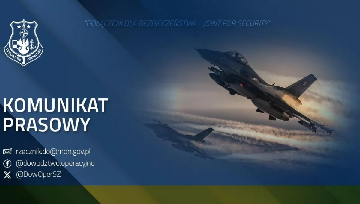 Komunikat wojska o zakończeniu operowania lotnictwa