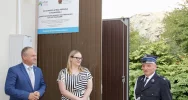 Przekazanie nowego zestawu hydraulicznego jednostce Ochotniczej Straży Pożarnej Pisarzowa - zdjęcie 5