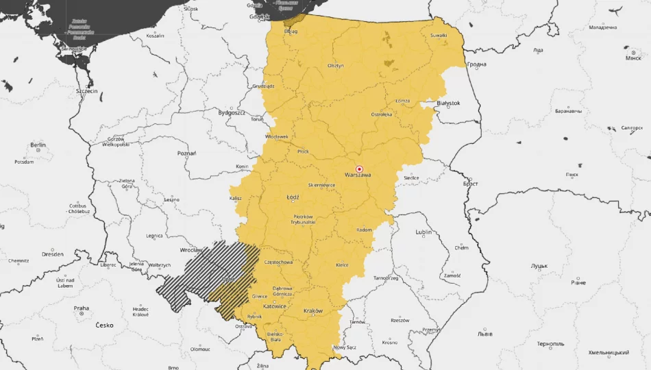IMGW ostrzega: burze z silnym deszczem, od Suwałk po Zakopane - zdjęcie 1