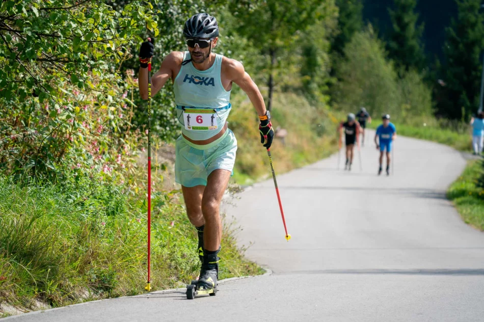Zawody nartorolkowe/nordic walking Piknik UKS Wierchy - Aktywna Mogielica Uphill V - 2025 - zdjęcie 4