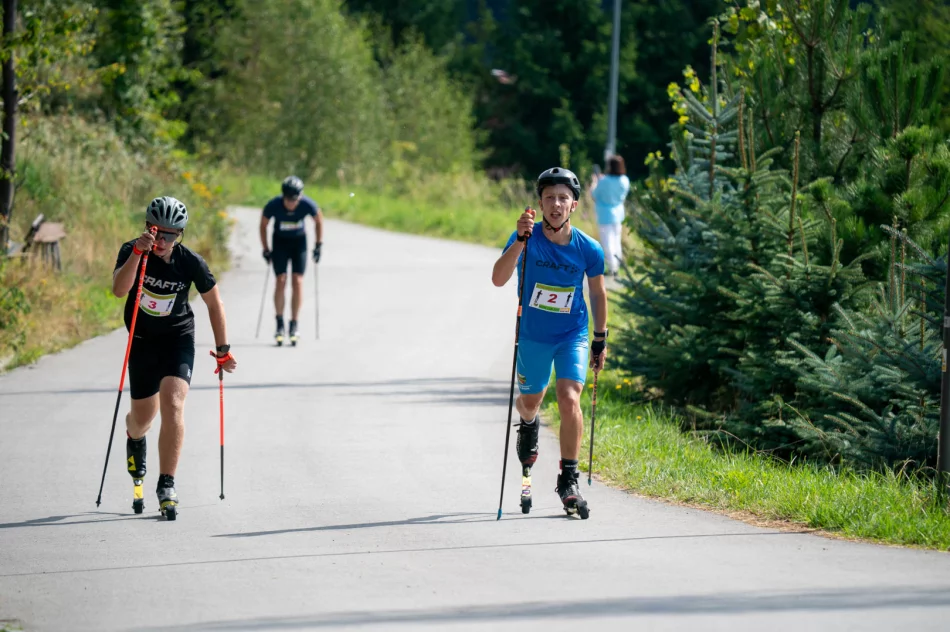 Zawody nartorolkowe/nordic walking Piknik UKS Wierchy - Aktywna Mogielica Uphill V - 2025 - zdjęcie 7