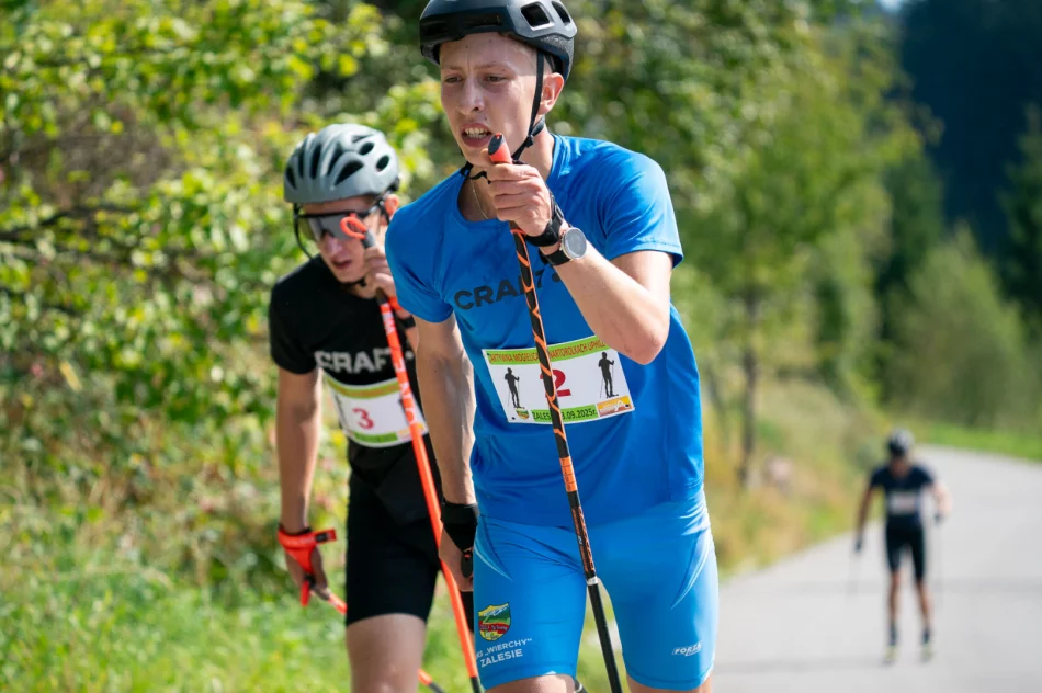 Zawody nartorolkowe/nordic walking Piknik UKS Wierchy - Aktywna Mogielica Uphill V - 2025 - zdjęcie 9