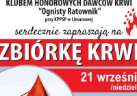 Druhowie z OSP Limanowa zapraszają do udziału w akcji krwiodawstwa - zdjęcie główne