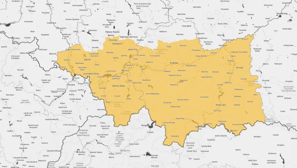 IMGW wydał ostrzeżenie: burze z silnym deszczem i wiatrem w Małopolsce i na Śląsku - zdjęcie 1
