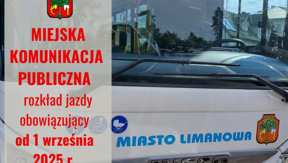 Przypominamy – od 1 września obowiązuje nowy rozkład jazdy komunikacji miejskiej