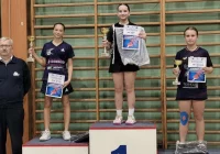 Lea Ewert wygrywa w tenisie stołowym podczas I WTK Kraków kat. Młodziczek - zdjęcie główne