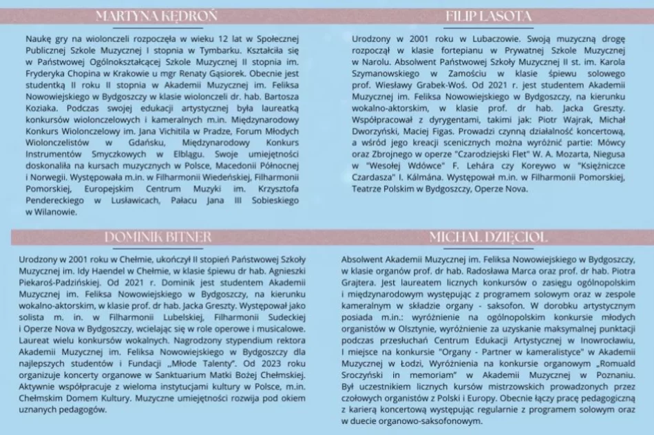 21 września w limanowskiej bazylice odbędzie się koncert organowo-kameralny AVE MARIA MATER DOLOROSA - zdjęcie 5