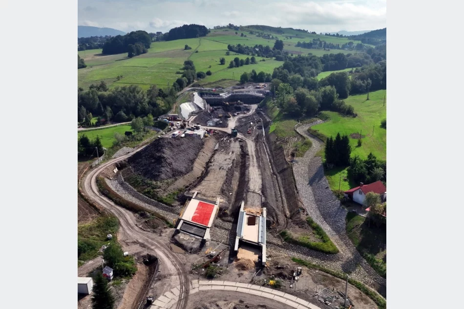 Gotowy zachodni portal tunelu - zdjęcie 4