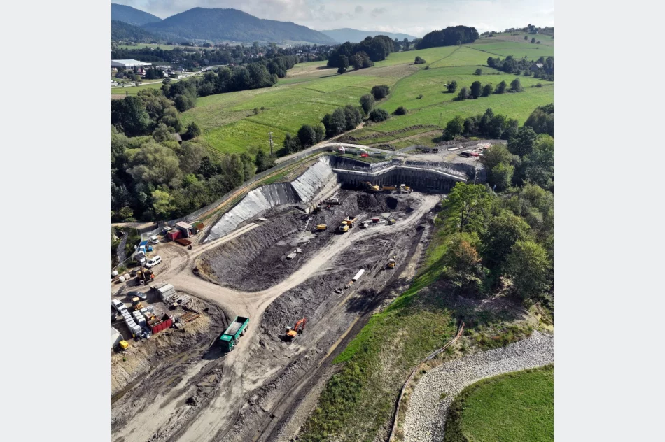 Gotowy zachodni portal tunelu - zdjęcie 5