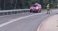 Zderzenie na DW 968. Jeden pojazd dachował - zdjęcie 3