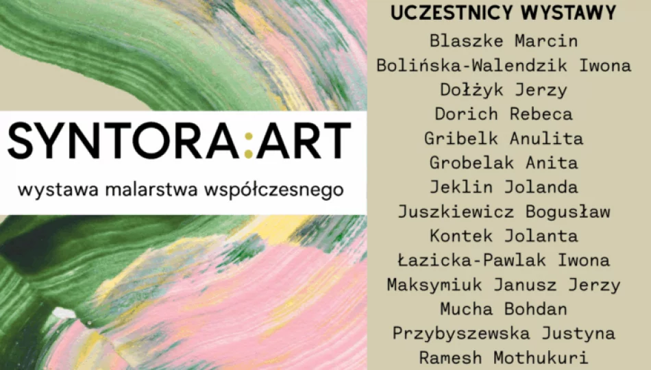 Zaproszenie na wernisaż wystawy „SYNTORA:ART” - zdjęcie 1