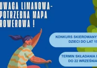Uwaga Limanowa – potrzebna mapa rowerowa! – przypominamy trwa konkurs na graficzne zaprojektowanie mapy tras rowerowych na terenie Miasta Limanowa - zdjęcie główne