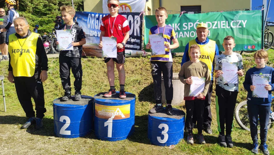 W Zalesiu szkoły rywalizowały w kolarstwie górskim - zdjęcie 1
