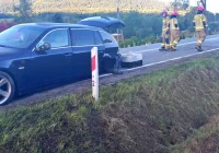 Wypadek w Dobrej. Zderzenie BMW i Mazdy na drodze krajowej - zdjęcie główne