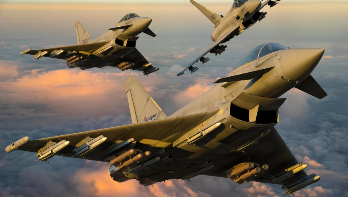 Brytyjskie myśliwce po raz pierwszy patrolowały przestrzeń powietrzną Polski w ramach misji NATO