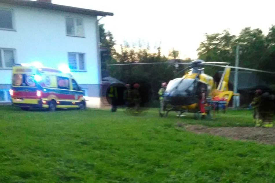 30-latek w stanie zagrożenia życia zabrany przez LPR - zdjęcie 6
