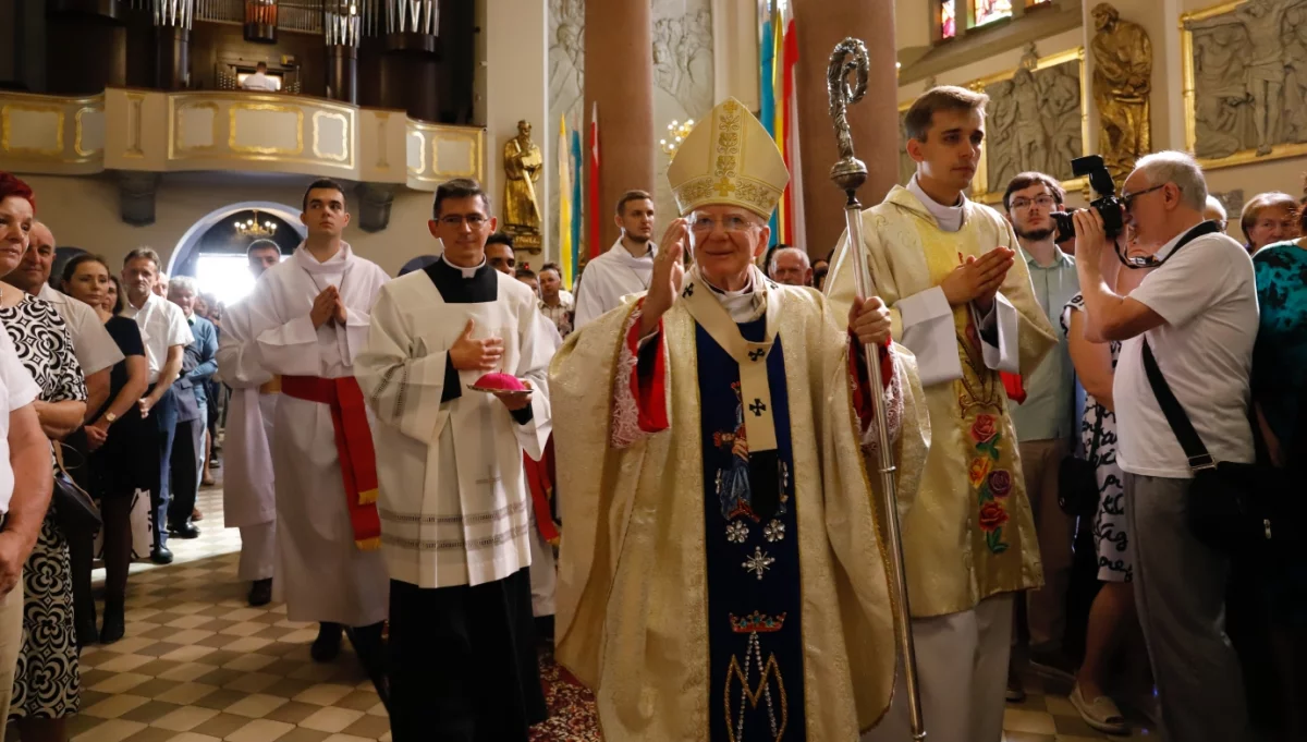 Abp Marek Jędraszewski w Limanowej/fot.: Biuro Prasowe Archidiecezji Krakowskiej