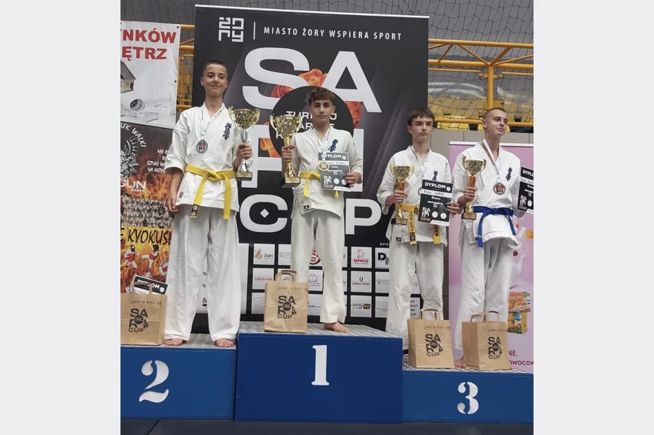 XI Turniej Karate Kyokushin „SARI CUP” – 4 medale karateków ARS Limanowa na początek nowego sezonu!  - zdjęcie 6