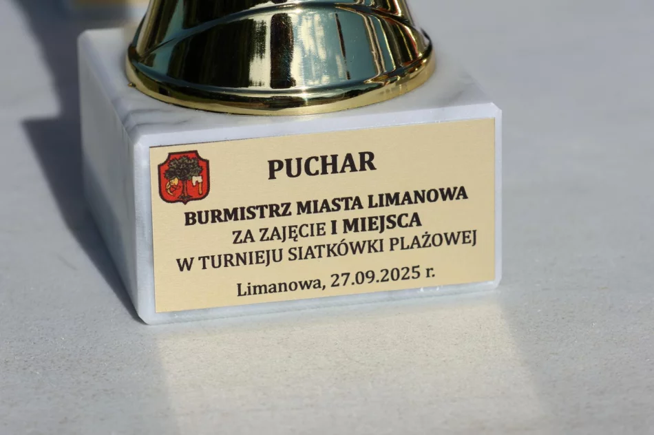  Odbył się Turniej Siatkówki Plażowej o Puchar Burmistrz Miasta Limanowa - zdjęcie 2