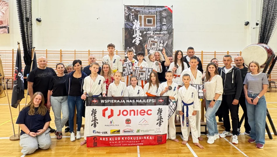 Siedem medali karateków ARS Limanowa – JONIEC Team na X Turnieju Karate Kyokushin o Puchar Solny w Wieliczce - zdjęcie 1