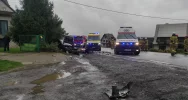 Czołowe zderzenie na DK 28: trzy osoby ranne - zdjęcie 5