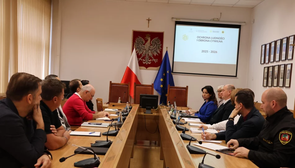 Posiedzenie Miejskiego Zespołu Zarządzania Kryzysowego - zdjęcie 1