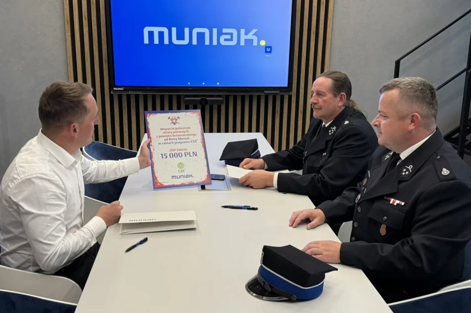Firma Muniak dotuje jednostki Ochotniczych Straży Pożarnych - zdjęcie 8