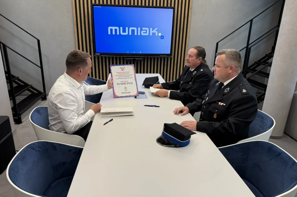 Firma Muniak dotuje jednostki Ochotniczych Straży Pożarnych - zdjęcie 9