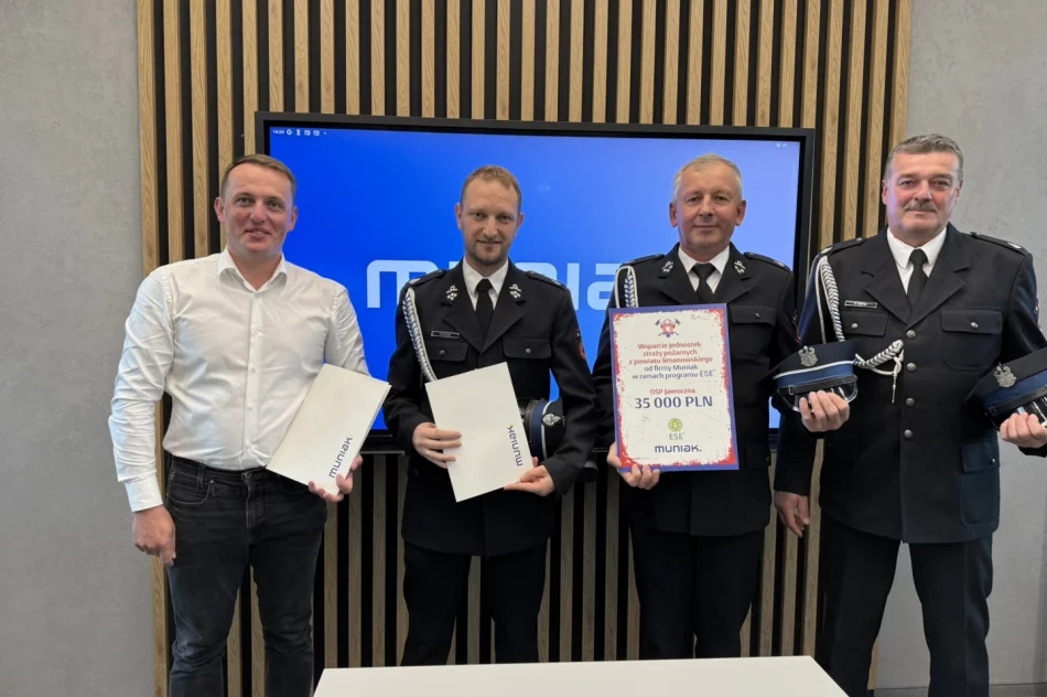 Firma Muniak dotuje jednostki Ochotniczych Straży Pożarnych - zdjęcie 11