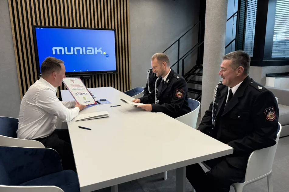 Firma Muniak dotuje jednostki Ochotniczych Straży Pożarnych - zdjęcie 13