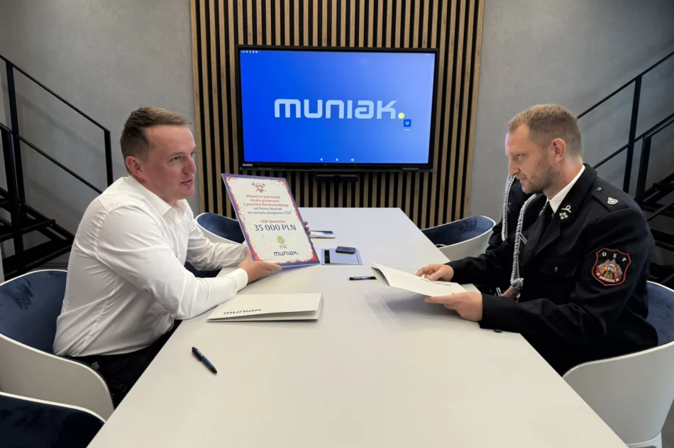 Firma Muniak dotuje jednostki Ochotniczych Straży Pożarnych - zdjęcie 14