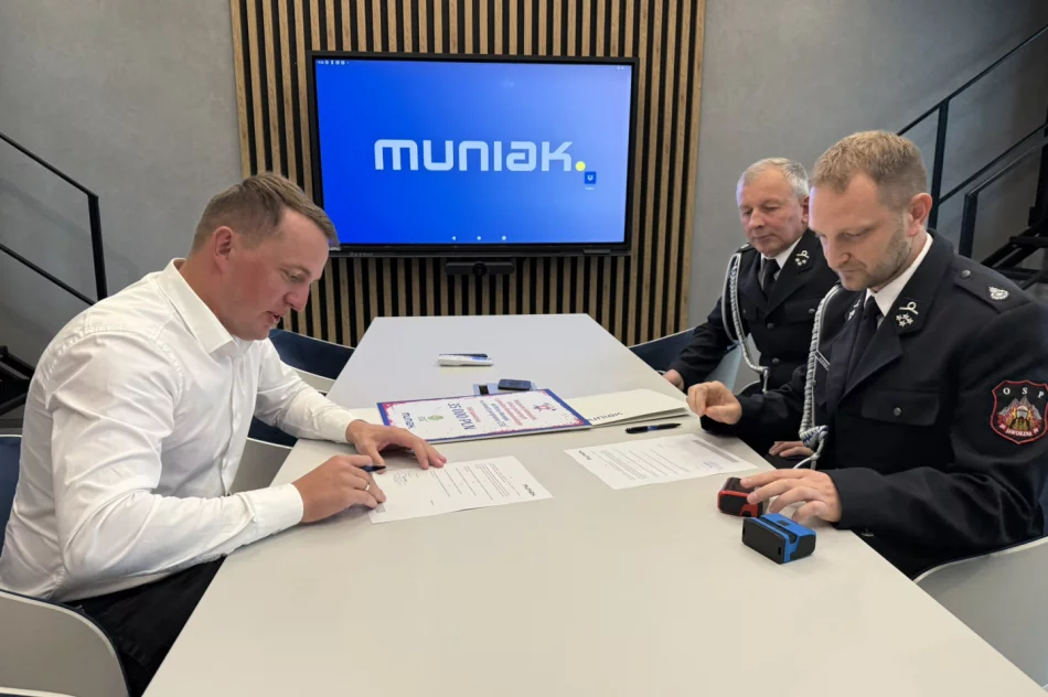 Firma Muniak dotuje jednostki Ochotniczych Straży Pożarnych - zdjęcie 15