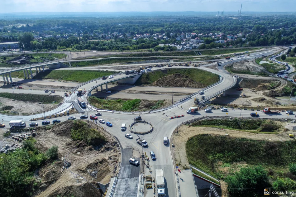 Zmiany na obwodnicy Krakowa: Rondo węzła Grębałów będzie otwarte dla kierowców w ramach budowy S7 - zdjęcie 5