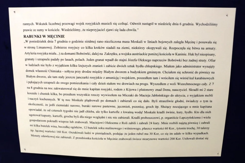 „Męcina w drodze do niepodległości. Męcinianie w dobie I wojny światowej i walk z bolszewikami” - zdjęcie 9