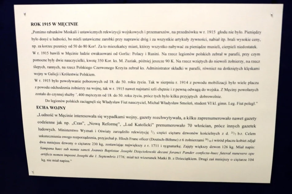 „Męcina w drodze do niepodległości. Męcinianie w dobie I wojny światowej i walk z bolszewikami” - zdjęcie 10