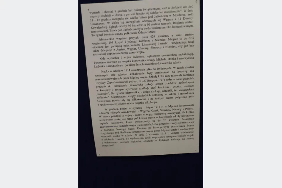 „Męcina w drodze do niepodległości. Męcinianie w dobie I wojny światowej i walk z bolszewikami” - zdjęcie 13