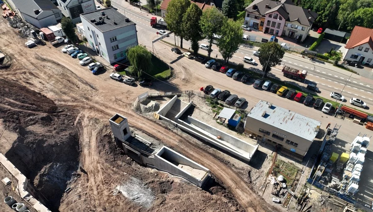 Rok przebudowy stacji kolejowej w Limanowej – postęp prac/fot.: Krzysztof Dzidek - PKP PLK S.A.